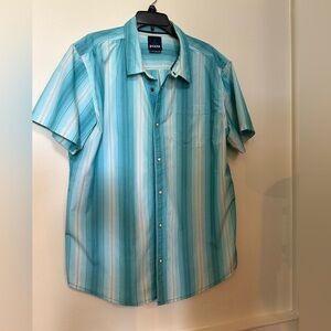 Prana Men's Blue Striped Shirt‎